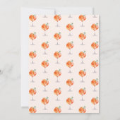 Advieskaart Bruiloft 'Liefde op de eerste Spritz' Kaart (Achterkant)