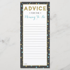 Advieskaart voor aanstaande moeder, Baby Shower, 2