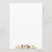 Advieskaart voor Bruid en Bruidegom met Blushing B (Achterkant)