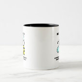 Adviezen van de imker onafhankelijke intellectuele tweekleurige koffiemok (Center)