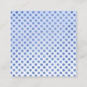 Adviseer Baby met blaasende harten Informatiekaartje (Achterkant)