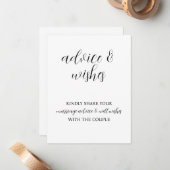 Advisering en logo's notitiekaartje (Voorkant / Achterkant in situ)