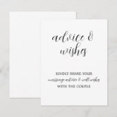 Advisering en logo's notitiekaartje (Voorkant / Achterkant)