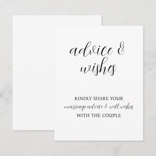 Advisering en logo's notitiekaartje (Voorkant / Achterkant)