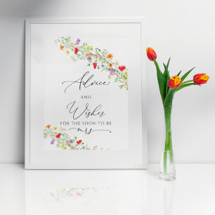 Advisering en wenst poster