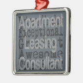 Adviseur-auditeur in appartement metalen ornament (Links)