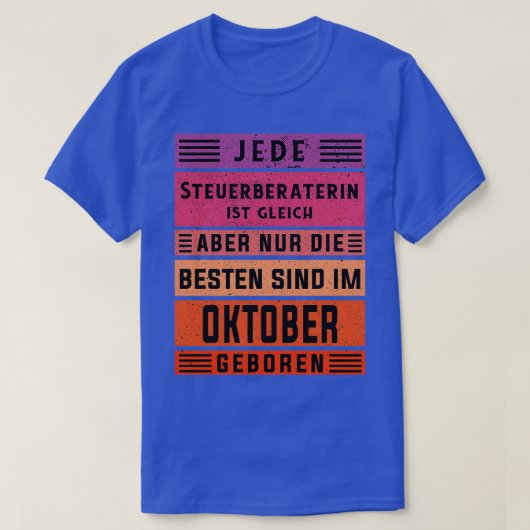 Adviseur belastingadviseur bij jaarwisseling oktob t-shirt (Design voorkant)
