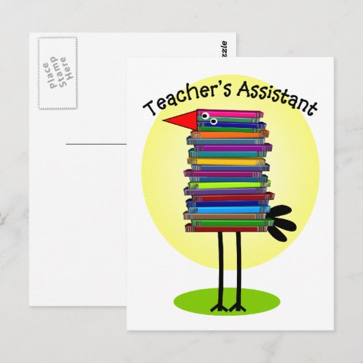 Adviseur "Boekvogel" van de leraar Briefkaart (Voorkant / Achterkant)