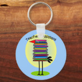 Adviseur "Boekvogel" van de leraar Sleutelhanger (Voorkant)