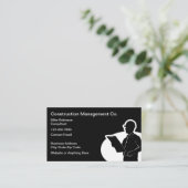 adviseur bouwbeheer visitekaartje (Staand voorkant)