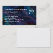 Adviseur geestelijke gezondheid van psychiatrie visitekaartje (Voorkant / Achterkant)