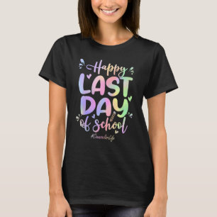 Adviseur Gelukkige Laatste Dag van School Tie Dye T-shirt