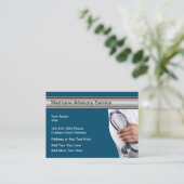 Adviseur medische geneeskunde visitekaartje (Staand voorkant)