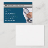 Adviseur medische geneeskunde visitekaartje (Voorkant / Achterkant)