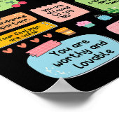 Adviseur Note for Self Mental Health School Psycho Poster (Hoek)