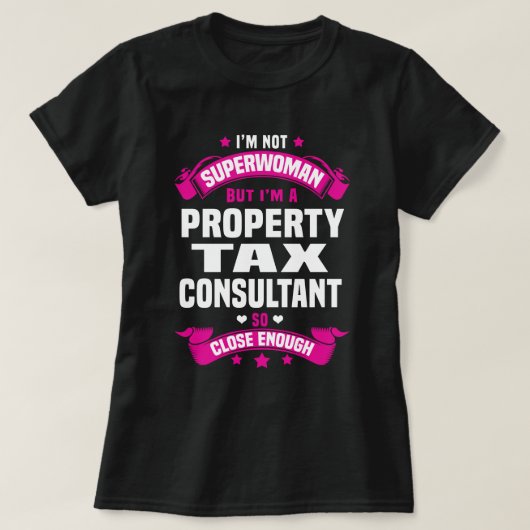 adviseur onroerendgoedbelasting t-shirt (Design voorkant)