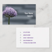  adviseur therapeut paars visitekaartje (Voorkant / Achterkant)