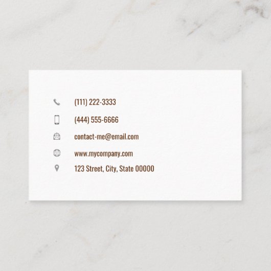  adviseur therapeut sepia visitekaartje (Achterkant)