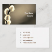  adviseur therapeut sepia visitekaartje (Voorkant / Achterkant)