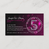 Adviseur voor juwelen Altijd geweldig modieus Visitekaartje (Achterkant)