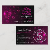 Adviseur voor juwelen Altijd geweldig modieus Visitekaartje (Voorkant / Achterkant)