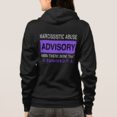 ADVISORY.. Narcisistisch misbruik Hoodie (Achterkant)