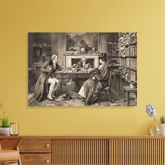 Advocaat 1895 canvas afdruk (Insitu (Woonkamer))