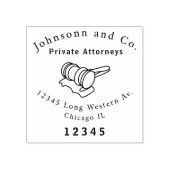Advocaat, advocaat, advocaat rubberstempel (Afrduk)