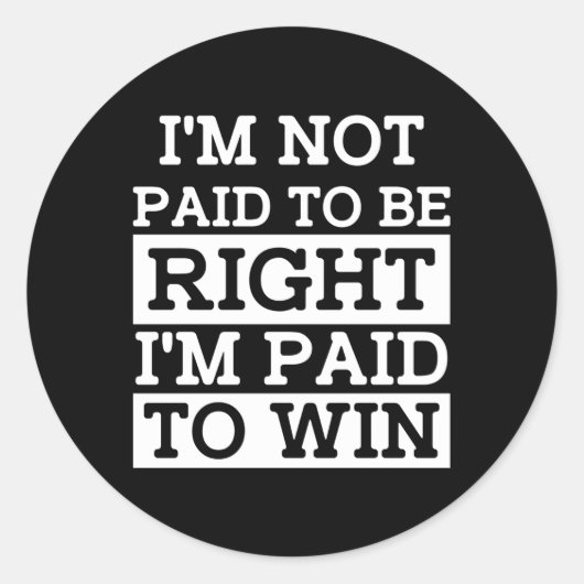 Advocaat advocaat barrister law Afstuderen dat ik  Ronde Sticker (Voorkant)