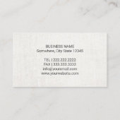 Advocaat advocaat bij advocatenkantoor visitekaartje (Achterkant)