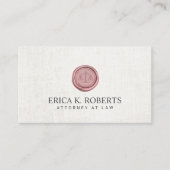 Advocaat advocaat bij advocatenkantoor visitekaartje (Voorkant)