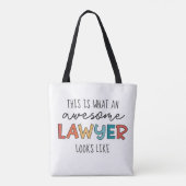 Advocaat | Advocaat bij de wet | Geweldige advocaa Tote Bag (Achterkant)