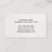 Advocaat advocaat bij wet notaris overheidslegant visitekaartje (Achterkant)