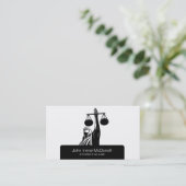Advocaat/advocaat Elegant Professional Visitekaartje (Staand voorkant)