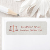 Advocaat Advocaat Folie Roos Goud Elegant Linnen Etiket (Insitu)