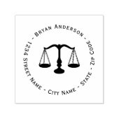 Advocaat Advocaat Retouradres Zelfinkkend stempel (Design)