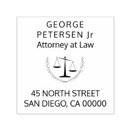 advocaat | Advocaat Schalen van Rechtvaardigheid E Zelfinktende Stempel