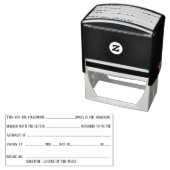 Advocaat affidavit Bijlage letter nummer Justitie Zelfinktende Stempel (In situ)