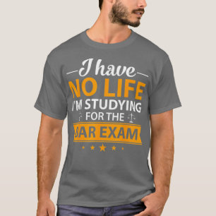Advocaat Afstuderen Bar Eam Law School Afstuderen T-shirt