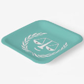 Advocaat Afstuderen Borden Papieren Bordje (Gebogen)