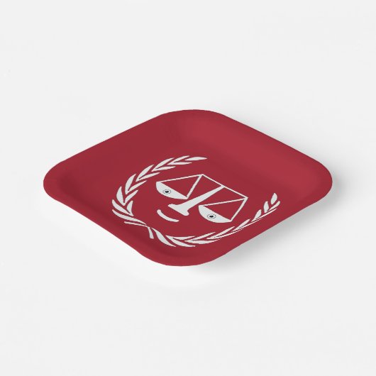 Advocaat Afstuderen Borden Papieren Bordje (Gebogen)