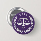 Advocaat Afstuderen Button (Voorkant /achterkant)