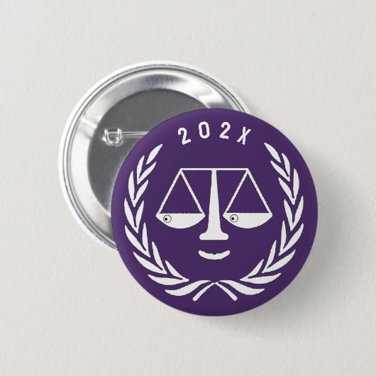 Advocaat Afstuderen Button (Voorkant /achterkant)