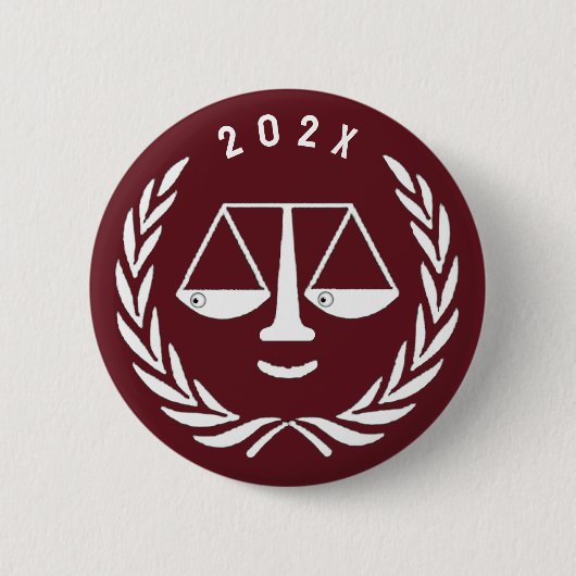 Advocaat Afstuderen Button (Voorkant)