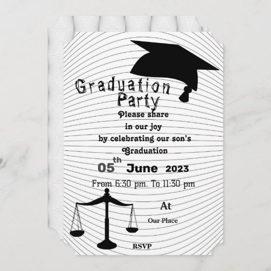 Advocaat Afstuderen Kaart (Voorkant / Achterkant)