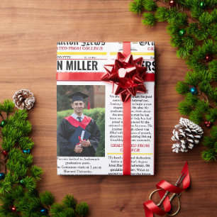 Advocaat Afstuderen Krant College Uniek Cadeaupapier
