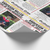 Advocaat Afstuderen Krant College Uniek Cadeaupapier (Hoek)