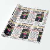 Advocaat Afstuderen Krant College Uniek Cadeaupapier (Uitgerold)