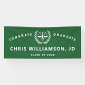 Advocaat Afstuderen Spandoek (Horizontaal)