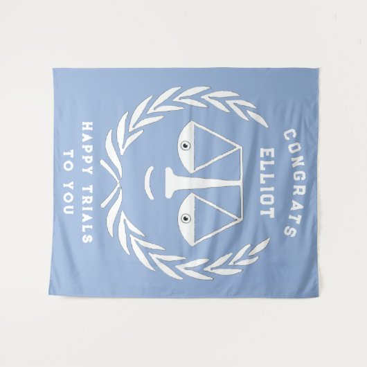 Advocaat Afstuderen van de rechtenfaculteit Wandkleed (Voorkant (horizontaal))